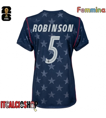 Stati Uniti Antonee Robinson #5 Seconda Maglia Femmina Mondiali 2026 Manica Corta